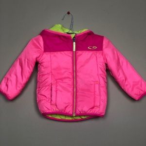 Girls 18 mo. Pink and yellow jacket